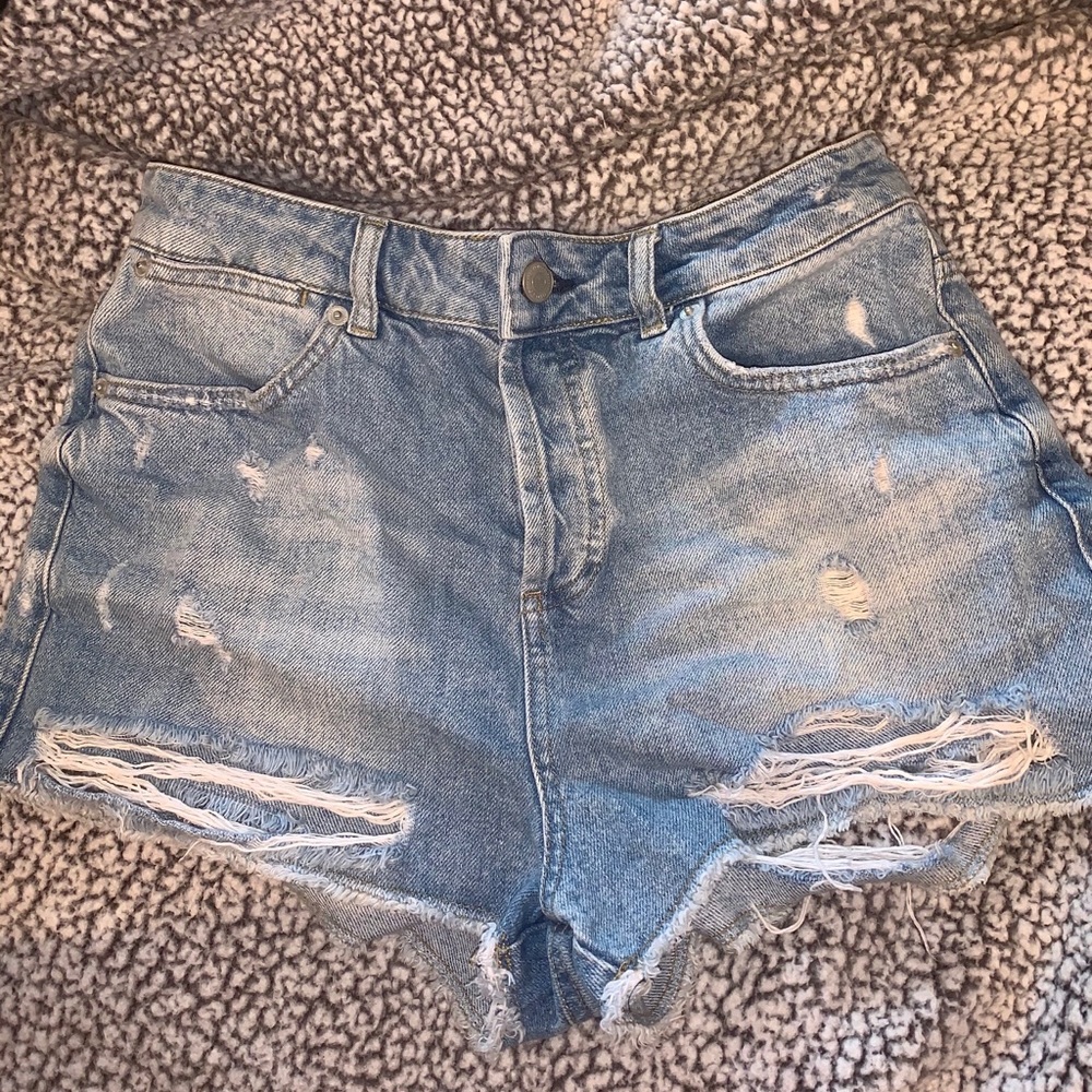 Top shop high waisted shorts